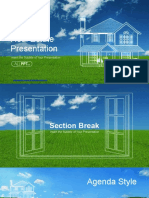 Line House PowerPoint Templates