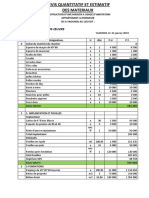 Devis Quantitatif Et Estimatif PDF