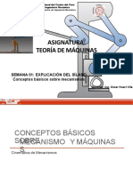 Semana 01 - Conceptos Básicos Sobre Mecanismos y Máquinas