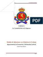 RET UT 1 La Comunicación en La Empresa PDF