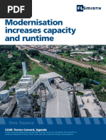 Modernisation Increases Capacity and Runtime: Case: Tororo Cement, Uganda