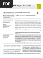 Psicología Educativa: La Técnica de La Rejilla en La Evaluación de Las Aspiraciones y Constructos Vocacionales