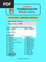 (CHEATS) Pokémon E. Roja-Azul PDF