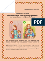 Pautas A Los Padres para El Manejo de Conductas y Emociones de Sus Hijos (3-7años)