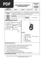 Ficha Técnica Equipo Licuadora