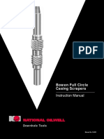 Bowen Full Circle Casing Scrapers: Instruction Manual