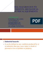 Idustrial Hazards Due To Fire Acciddents, Mechanical and Electrical Equipments