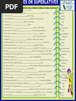 Complete The Sentences With The Correct Form of The Adjectives