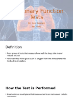 Pulmonary Function Tests