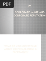 Corporate Image and Personal Selling