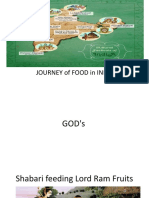 Journey of Food in India