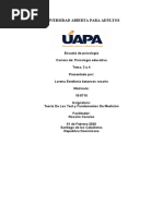 Indicación y Espacio para Enviar Las Tareas 3 y 4