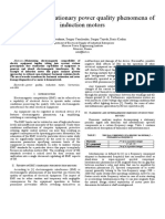 Assessing Non-Stationary Power Quality Phenomena of Induction Motors