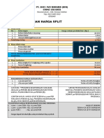 Acuan Penawaran Harga Split PT - Bim 2020 PDF