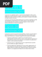 Qué Es La Innovación