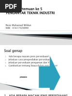 Jawaban Soal Pengantar Teknik Industri