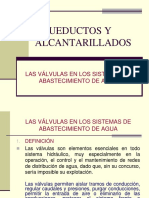 Las Válvulas en Los Sistemas de Abastecimiento de Agua