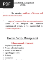 Process Safety Management