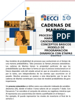 Cadenas de Markov Procesos de Decisión Markovianas y Cadenas de Markov