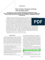 A Follow-Up Study of Early Treatment of Pseudo Class III Malocclusion