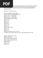 Conjugate Club Rugby Block 1