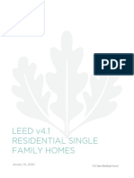 LEED v4.1 Residential Single Family Rating System 1.2020