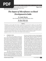 The Impact of Microfinance On Rural Development in India: Pages 63-67