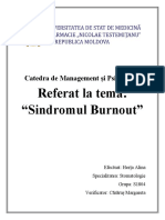 Referat Psihologie S.Burnout