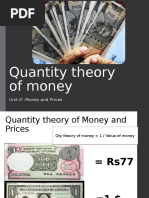 New QTY Theory of Money