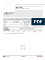 Type VBPDL: Pilot Operated Check Valves