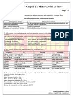 Class 9 Science - Chapter 2 Is Matter Around Us Pure PDF