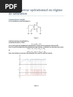 Amplificateur Oprérationnel en Régime de Saturation