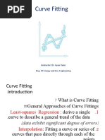 Curve Fitting: Instructor: Dr. Aysar Yasin Dep. of Energy and Env. Engineering