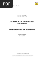 HTP - PRC.PRG.10010-Process Plant Steady State Simulation-Iulie 2009 PDF