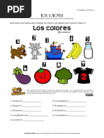 Ficha Los Colores Actividades PDF