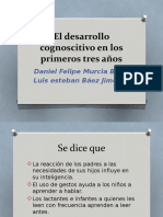 El Desarrollo Cognoscitivo en Los Primeros Tres Años