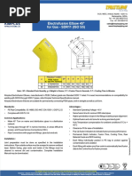 Electrofusion Elbow 45° For Gas - SDR11 (ISO S5)