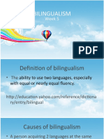 Bilingualism