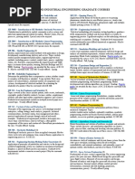 Sie Graduate Course Descriptions - 09212016