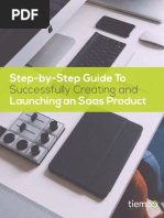 Guide To Creating A Launching A SaaS Product PDF