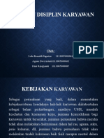 Hak Dan Disiplin Karyawan by Lalu Renaldi Saputra DKK