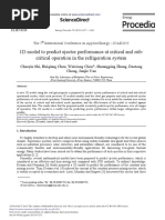 1D Model To Predict Ejector Performance at Critical and Sub-Critical Operation in The Refrigeration System