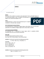 HCF & LCM of Polynomials