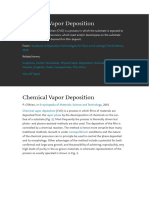 Chemical Vapor Deposition