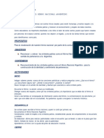 Secuencia Didactica Himno Escudo PDF