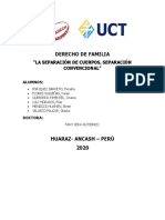 La Separación de Cuerpos, Separación Convencional Enviar Plat.