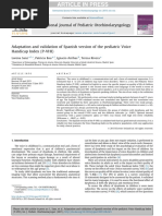 International Journal of Pediatric Otorhinolaryngology: Lorena Sanz, Patricia Bau, Ignacio Arribas, Teresa Rivera