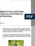 Residuos de La Industria Vinícola Con Potencial Nutricional