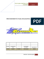 Proced. de Soldadura en Campo Rev. 1 18-Sep-10