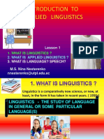 Unit 1 PPT Linguistics Vs Applied Linguistics